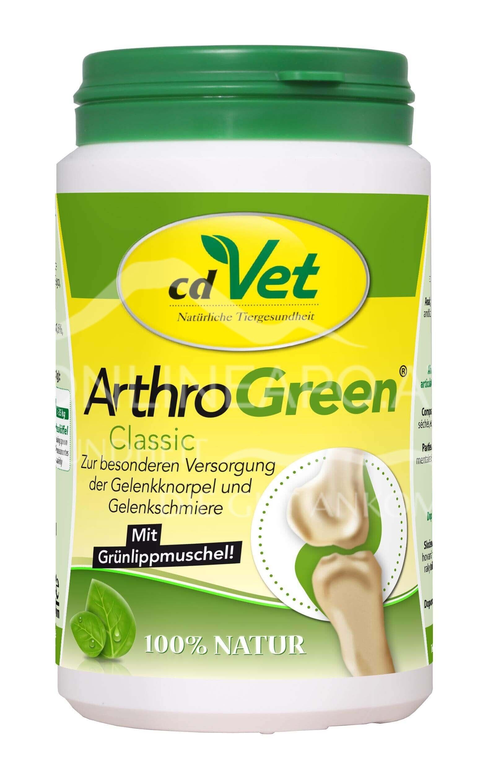 cdVet ArthroGreen® Classic Pulver für Hunde und Katzen