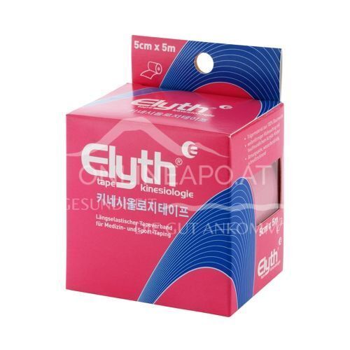 ELYTH Tape Kinesiologie 5 cm x 5 m - Rot