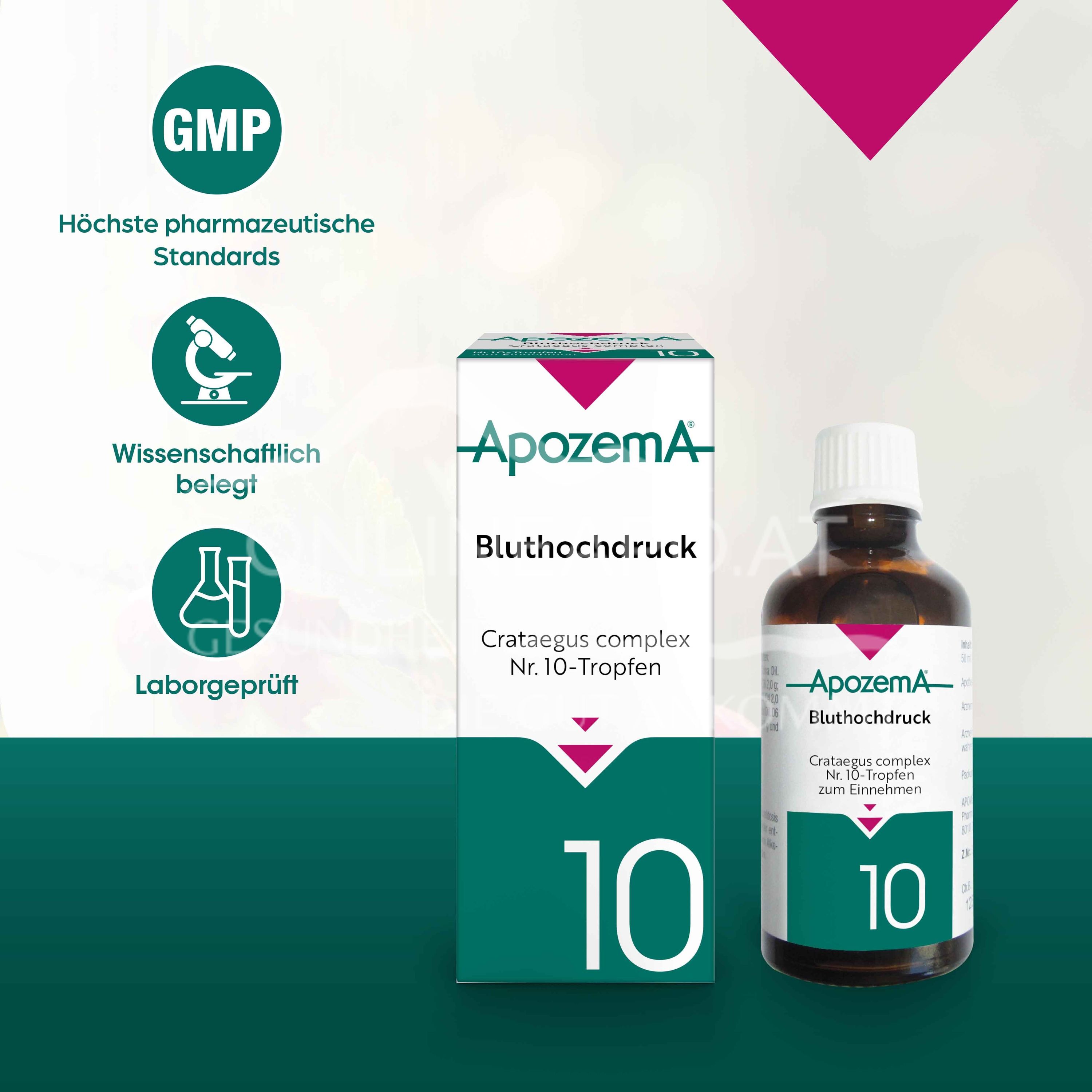 Apozema® Hypertension Crataegus complex No. 10 drops for oral use