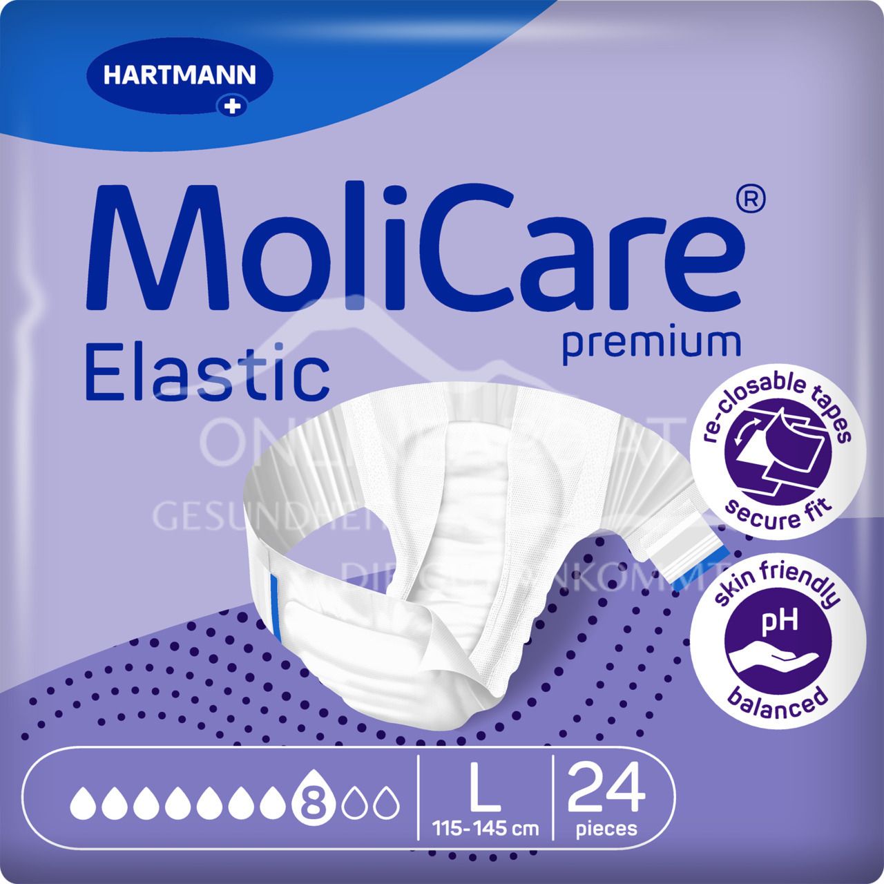 MoliCare® Premium Elastic 10 drops incontinence briefs Medium