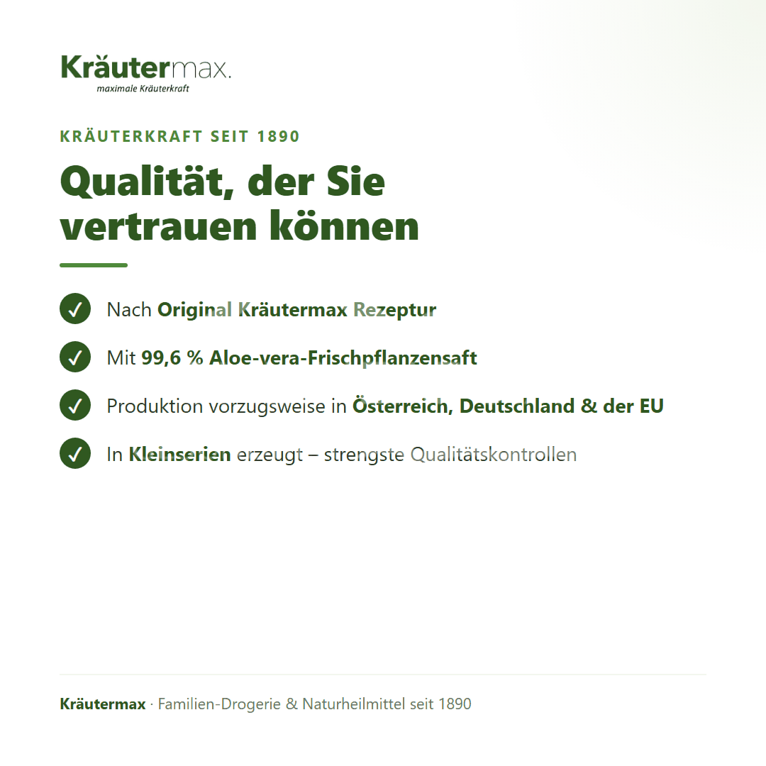 Kräutermax Aloevera Saft