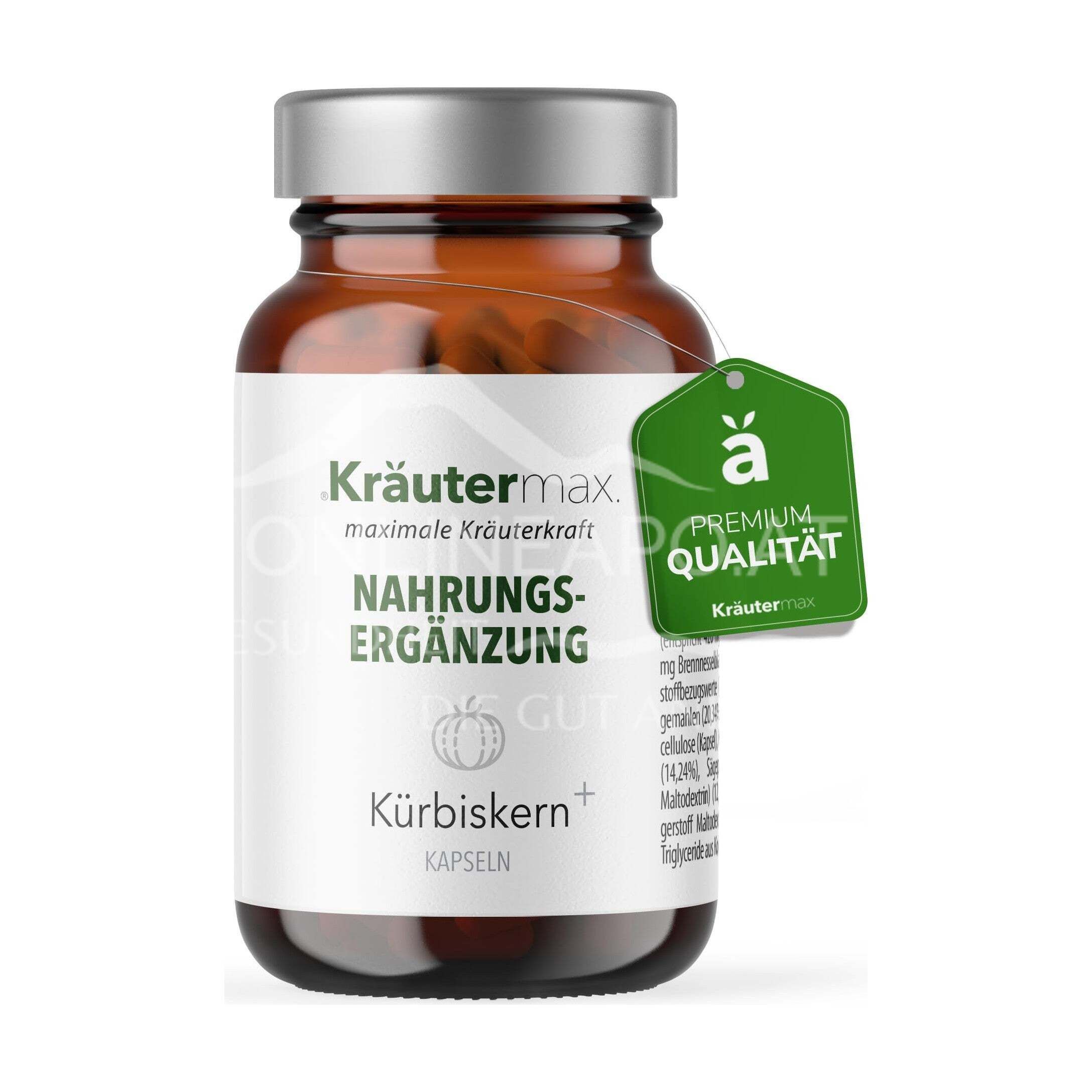 Kräutermax Kürbiskern plus Kapseln