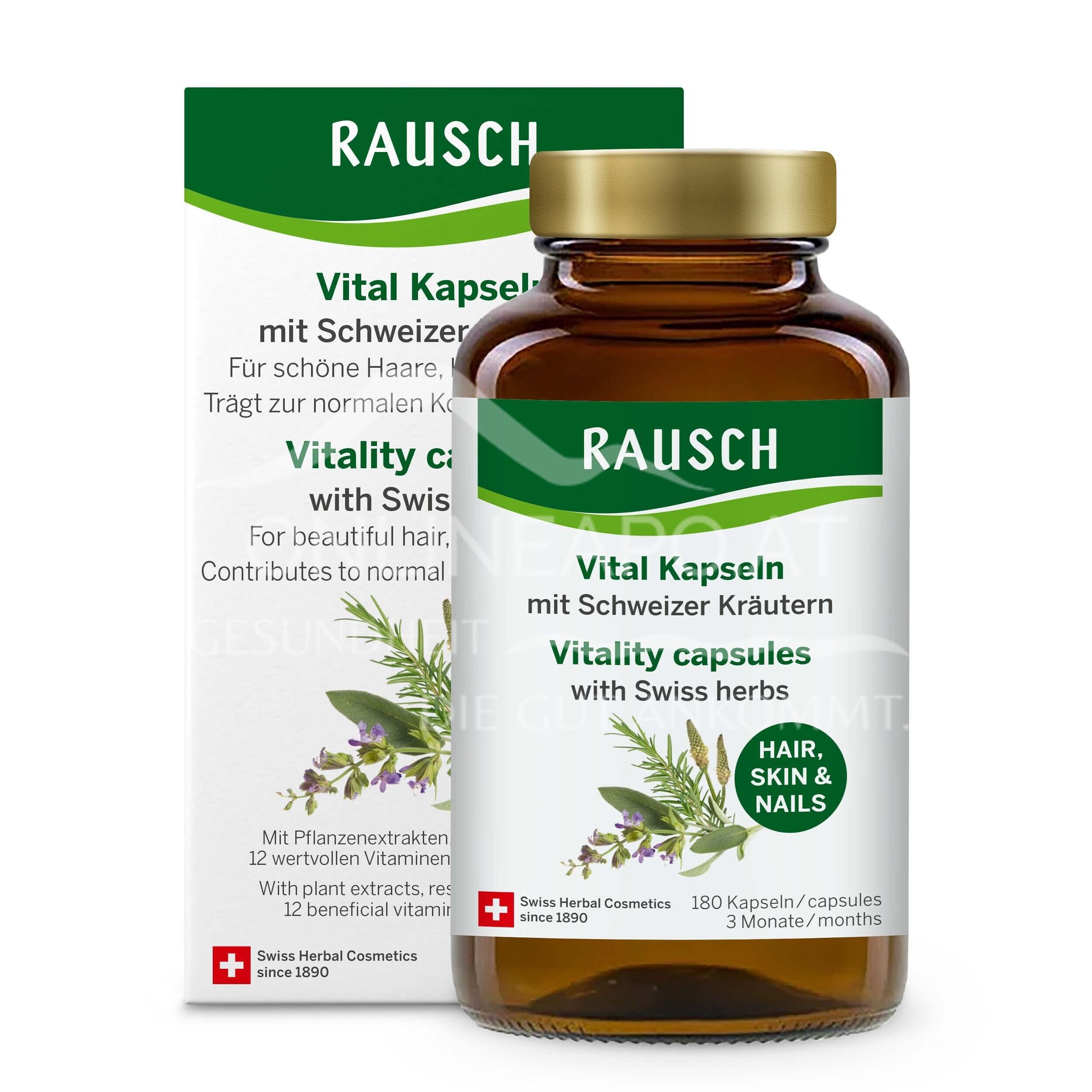 RAUSCH Vital Kapseln mit Schweizer Kräutern