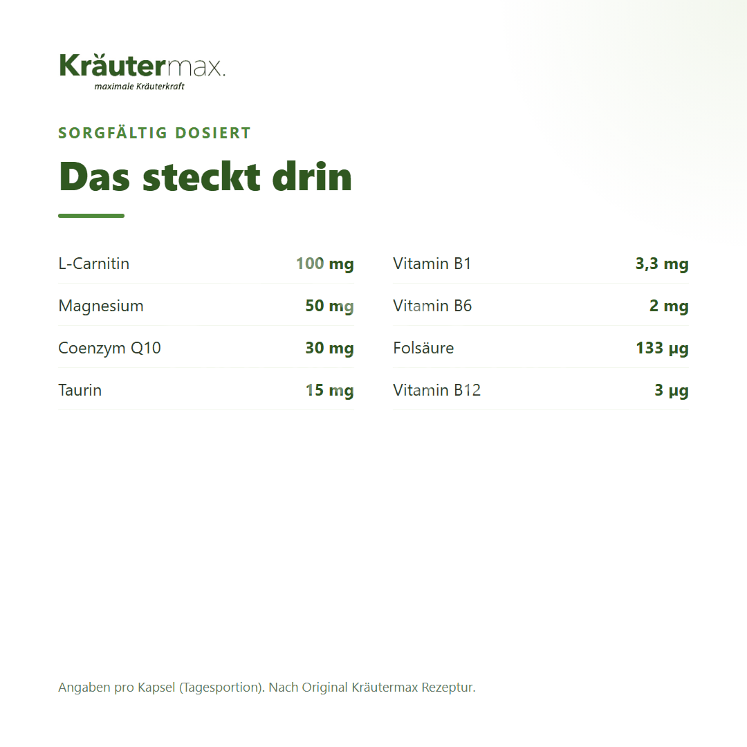 Kräutermax Energie Kapseln