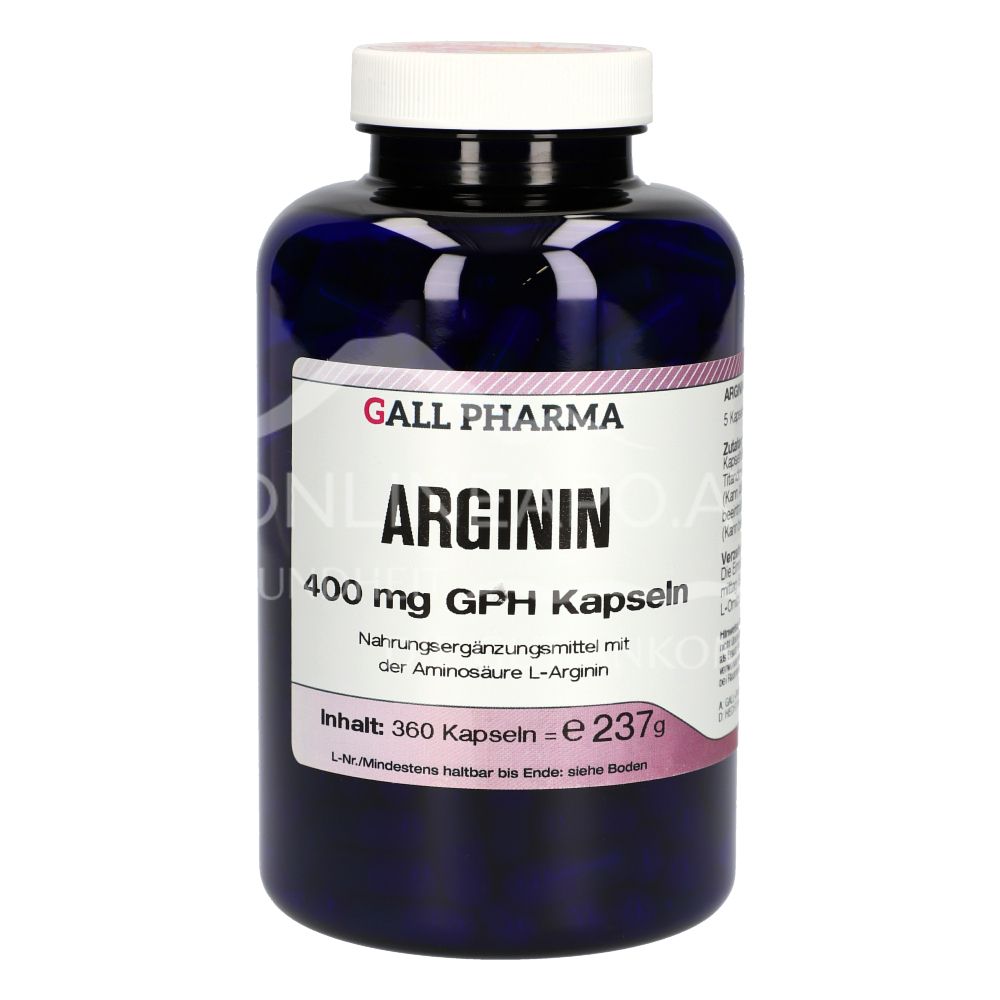 Gall Pharma Arginin 400 mg Kapseln