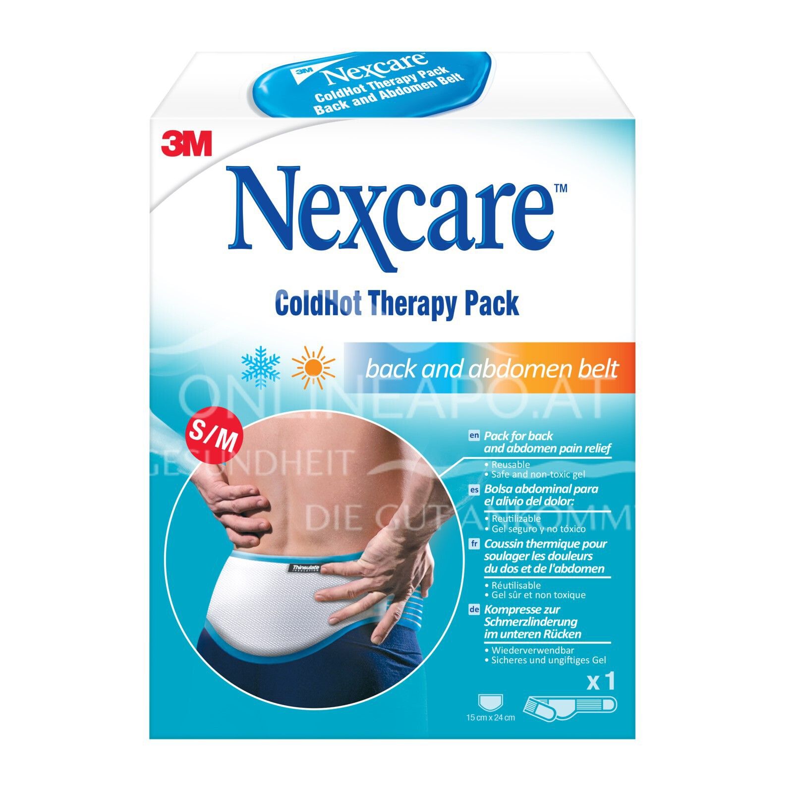 3M Nexcare™ ColdHot Therapy Pack Belt S/M
