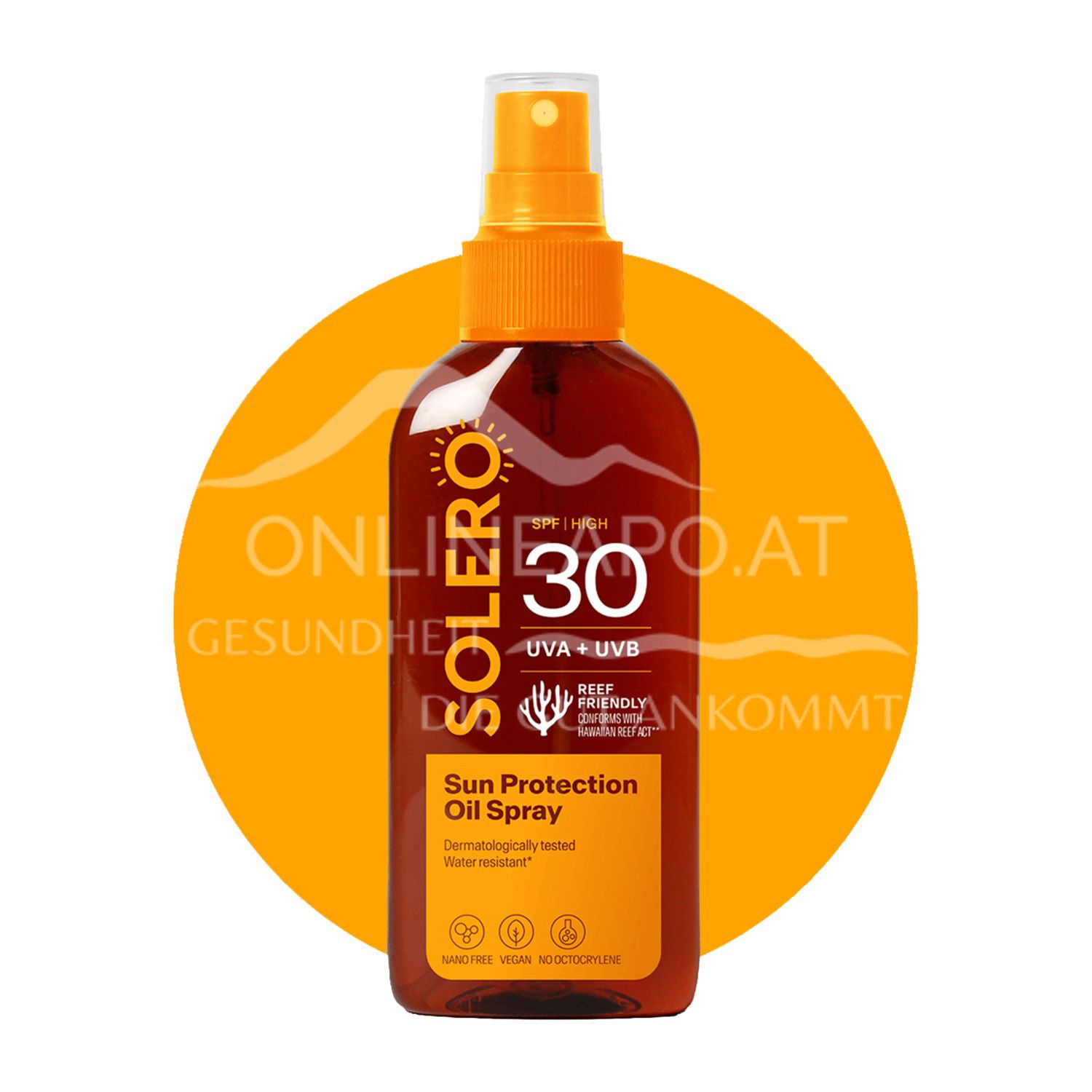 SOLERO SPF30 Sonnenschutz Ölspray