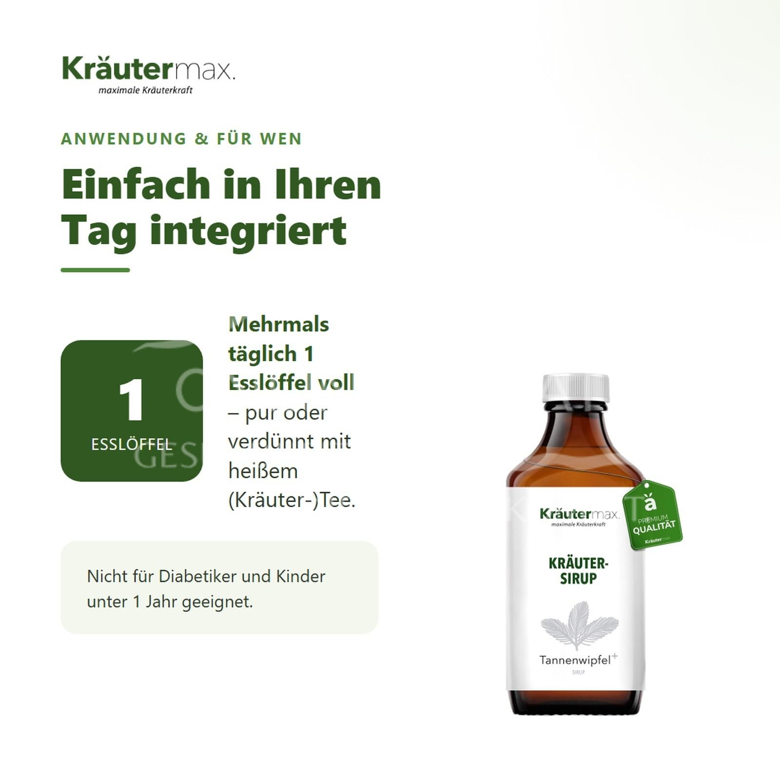 Kräutermax Tannenwipfelsirup