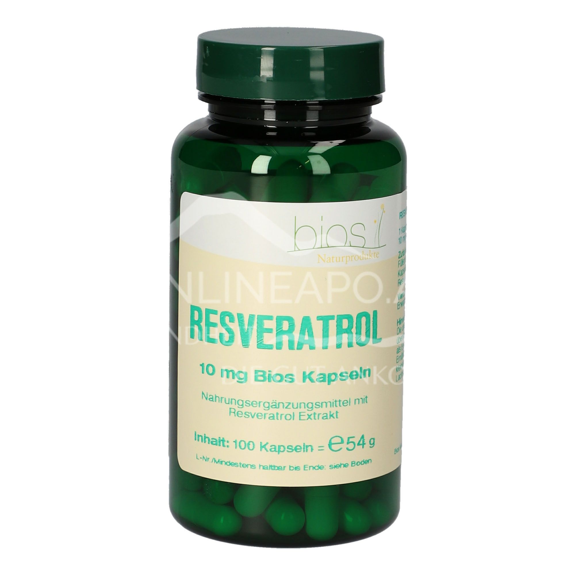 Bios Resveratrol 10 mg capsules