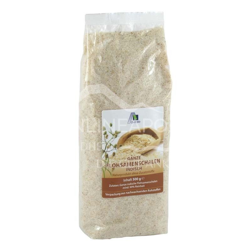 Avitale Ganze Flohsamenschalen aus Indien