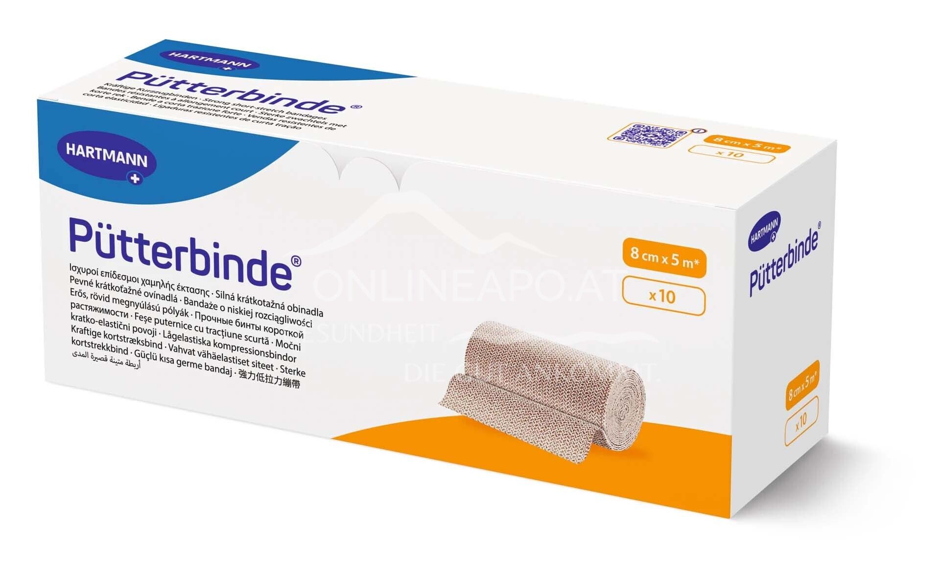 Pütter®bandage Strong short-stretch bandage 8 cm x 5 m