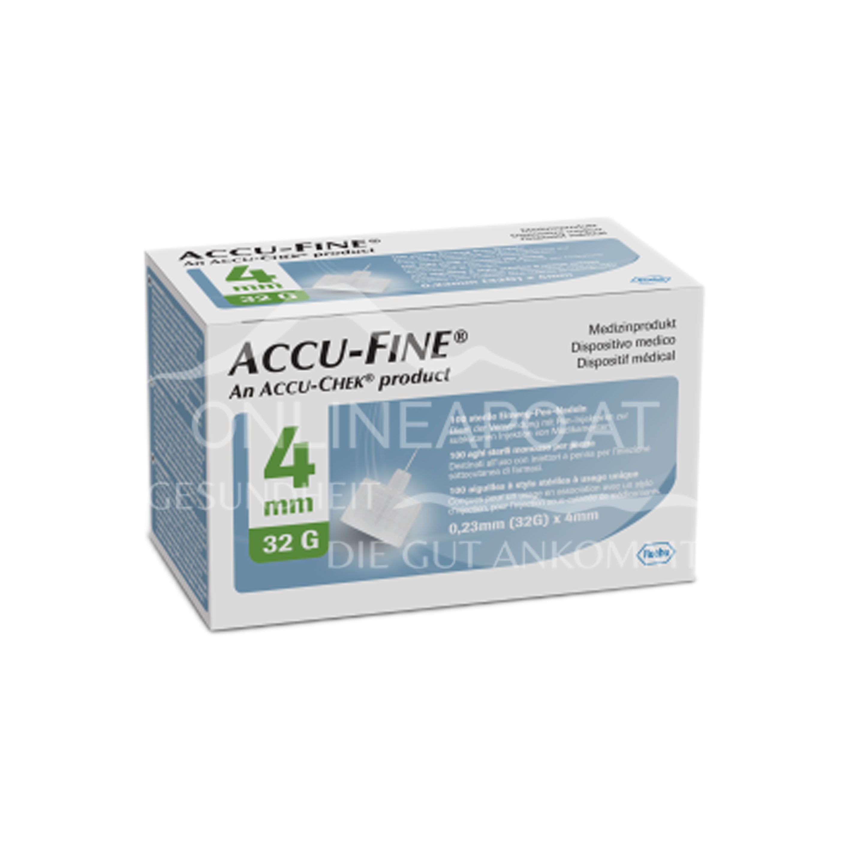 Accu-Fine® Insulinpen-Nadeln 0,23/4 mm 32G