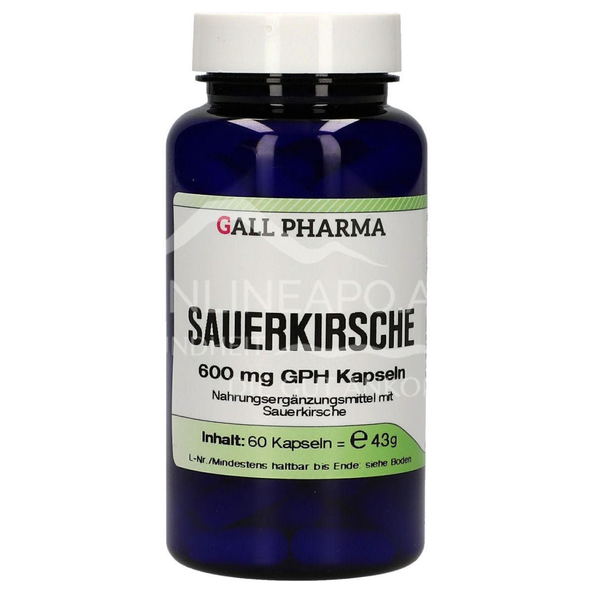 Gall Pharma Sauerkirsche 600 mg Kapseln