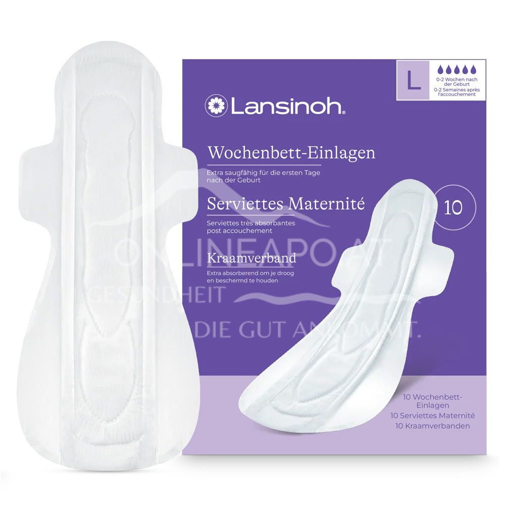 Lansinoh® postnatal pads (weeks 0-2) L