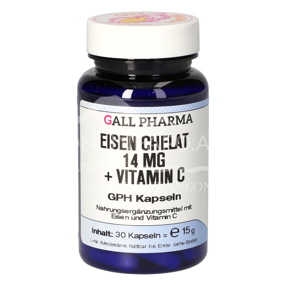 Gall Pharma Iron Chelate 14 mg + Vitamin C Capsules