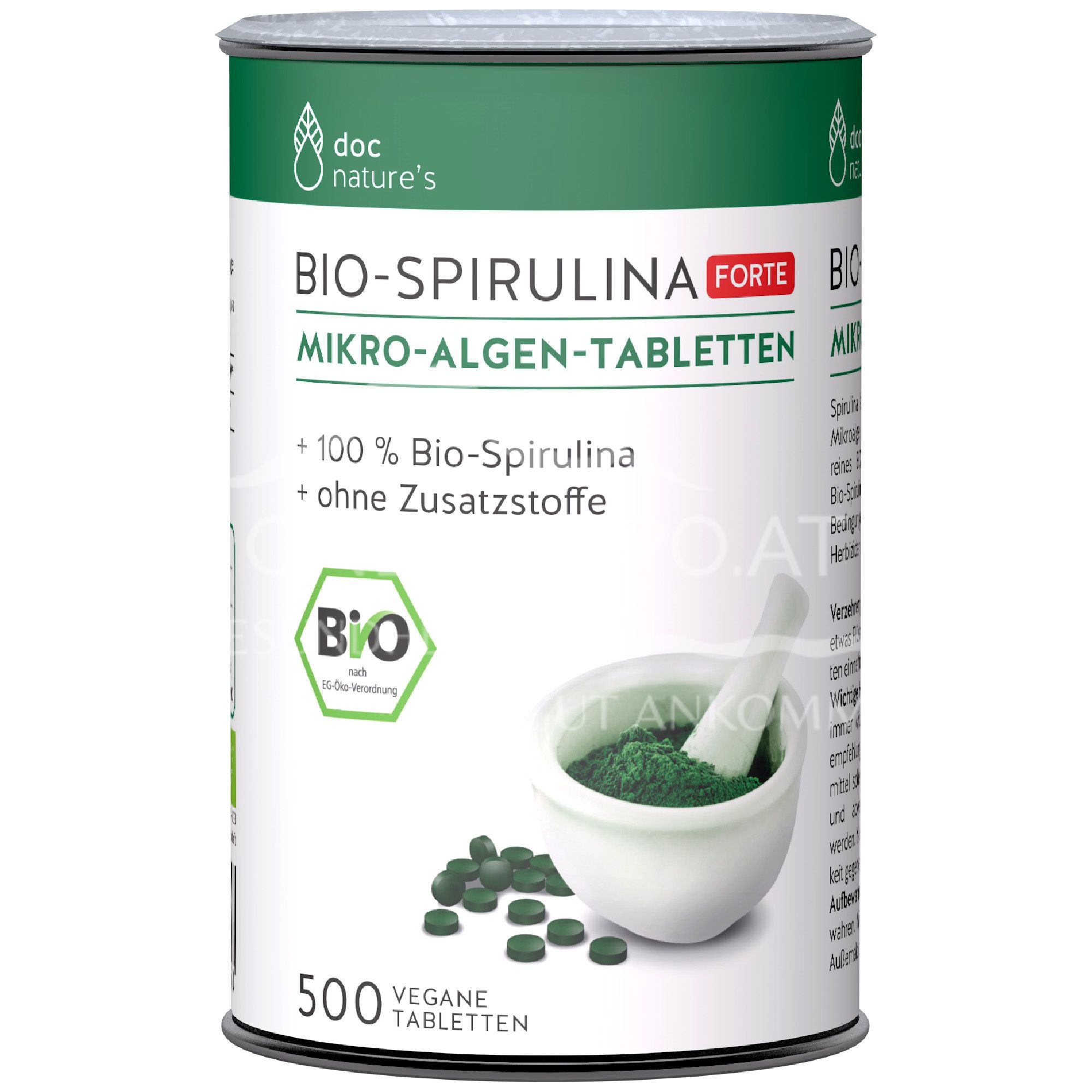 doc nature's Organic Spirulina Forte Micro-Algae Tablets