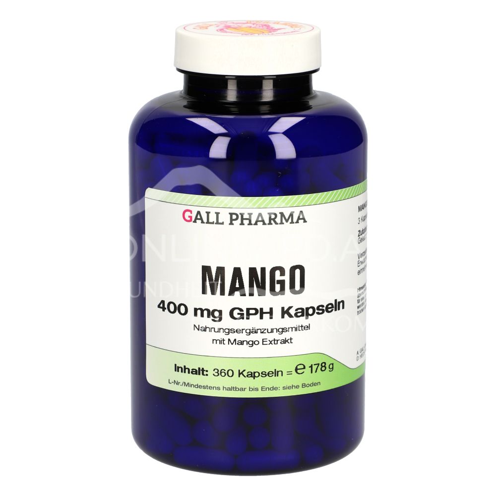 Gall Pharma Mango 400 mg capsules