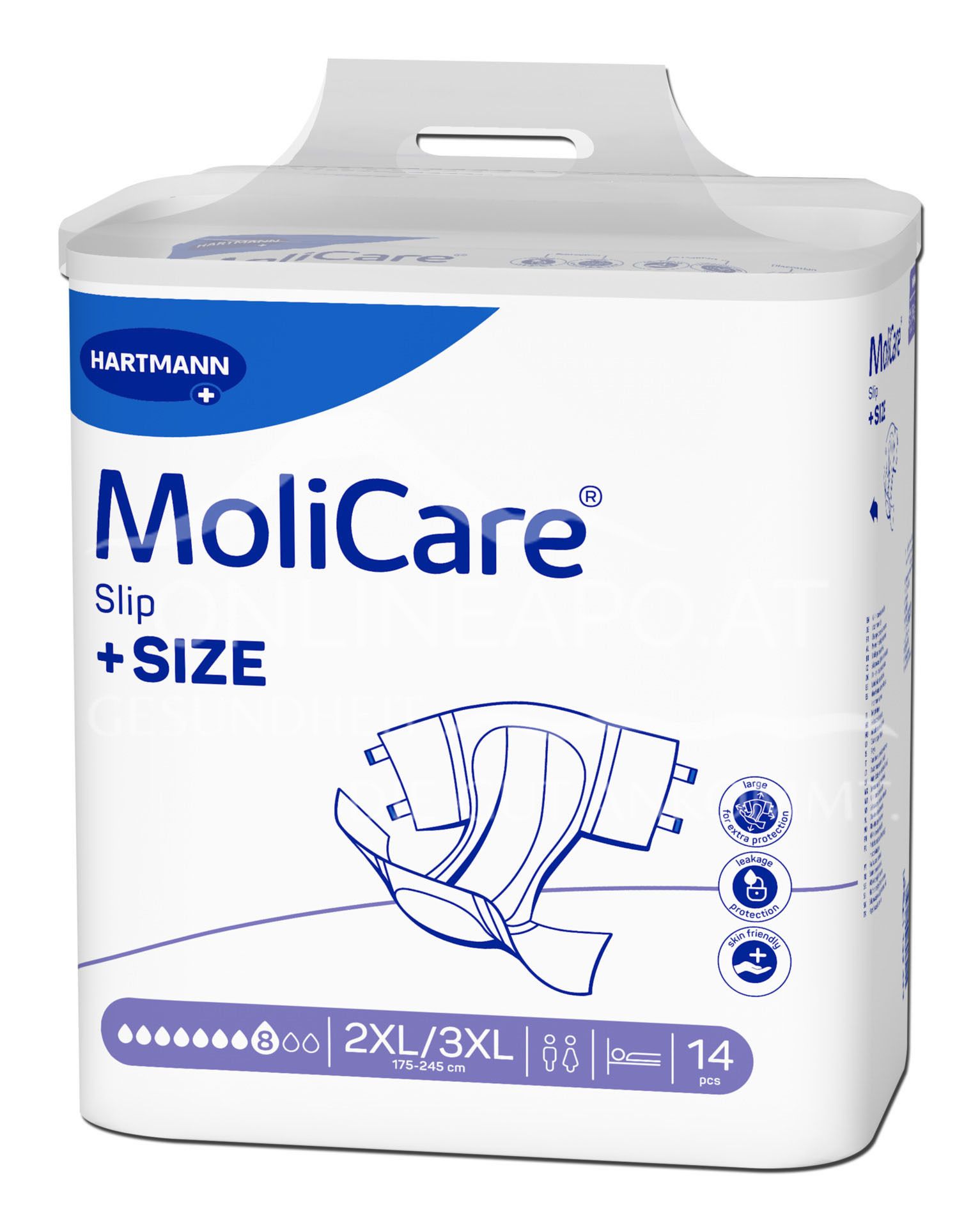 MoliCare® Slip super plus 8 Tropfen Einweg-Inkontinenzslips - Größe 2XL/3XL