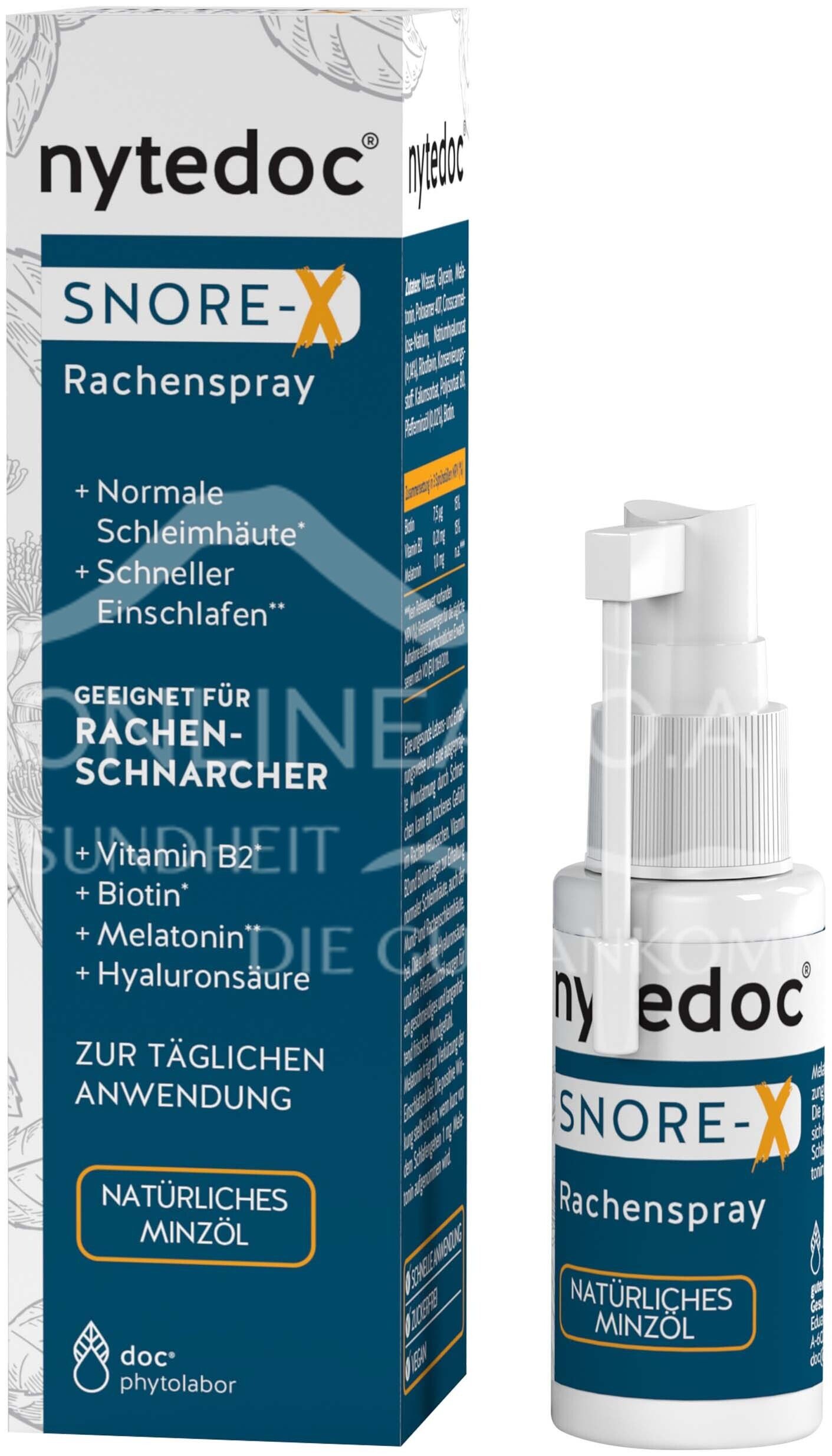 nytedoc® SNORE-X® Rachenspray