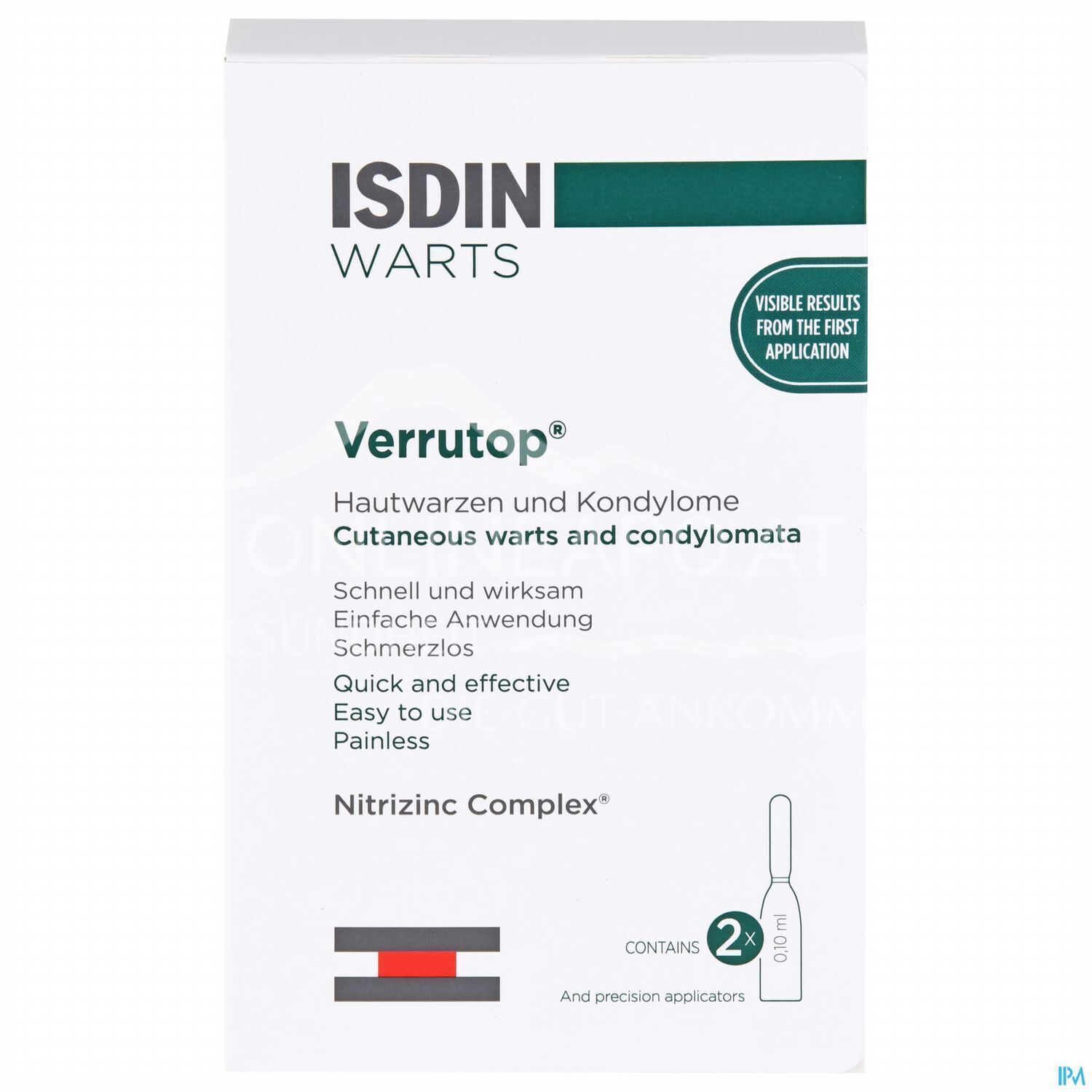 ISDIN® Warts Verrutop® Ampullen - Hautwarzen und Kondylome