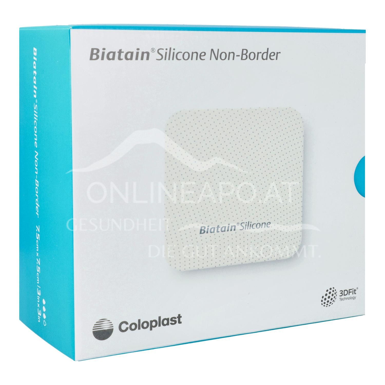 Biatain® Silicone Non-Border Schaumverband 7,5 x 7,5 cm