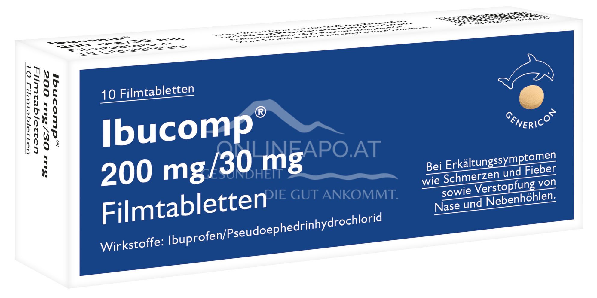 Ibucomp® 200 mg/30 mg Filmtabletten