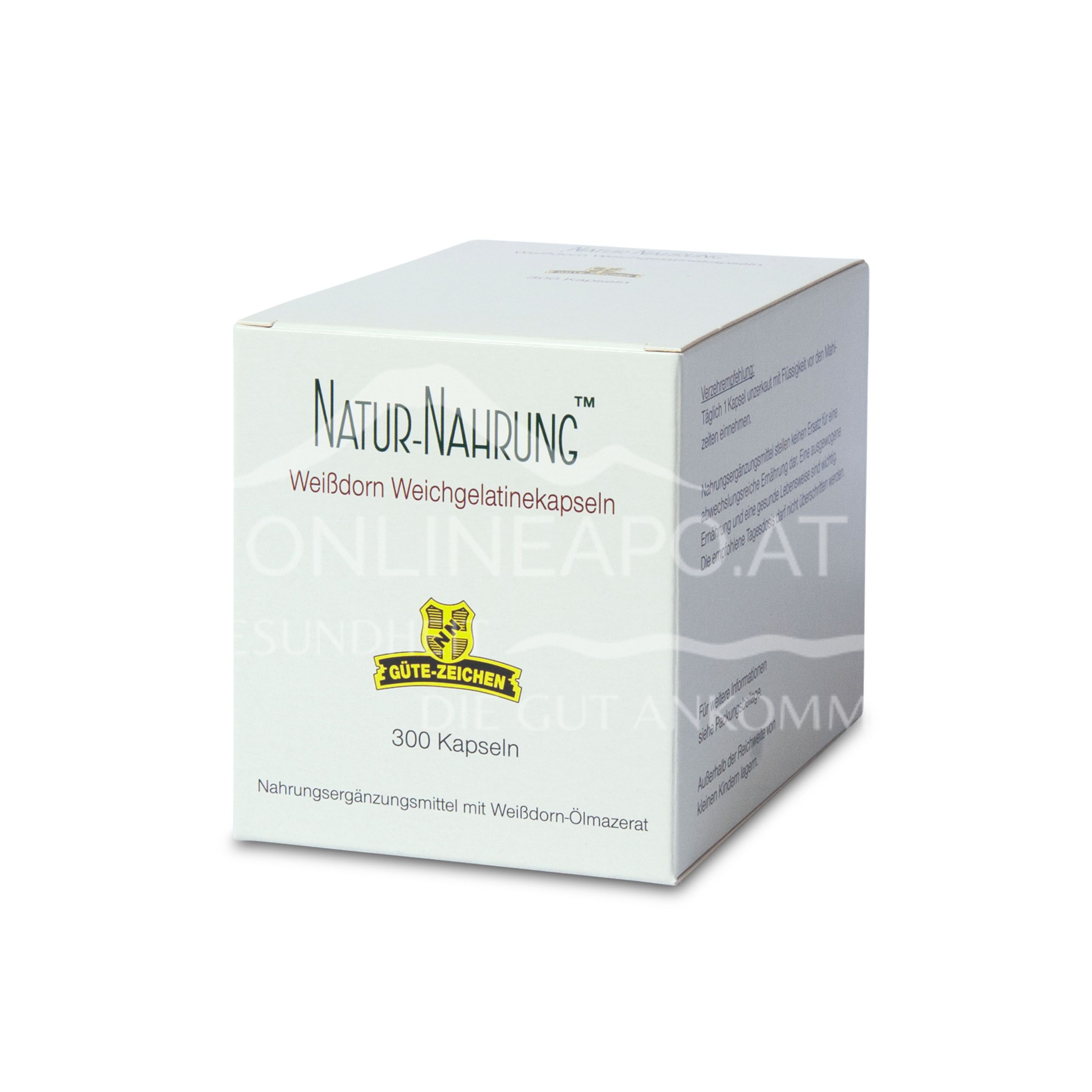 Natur-Nahrung Hawthorn soft gelatine capsules