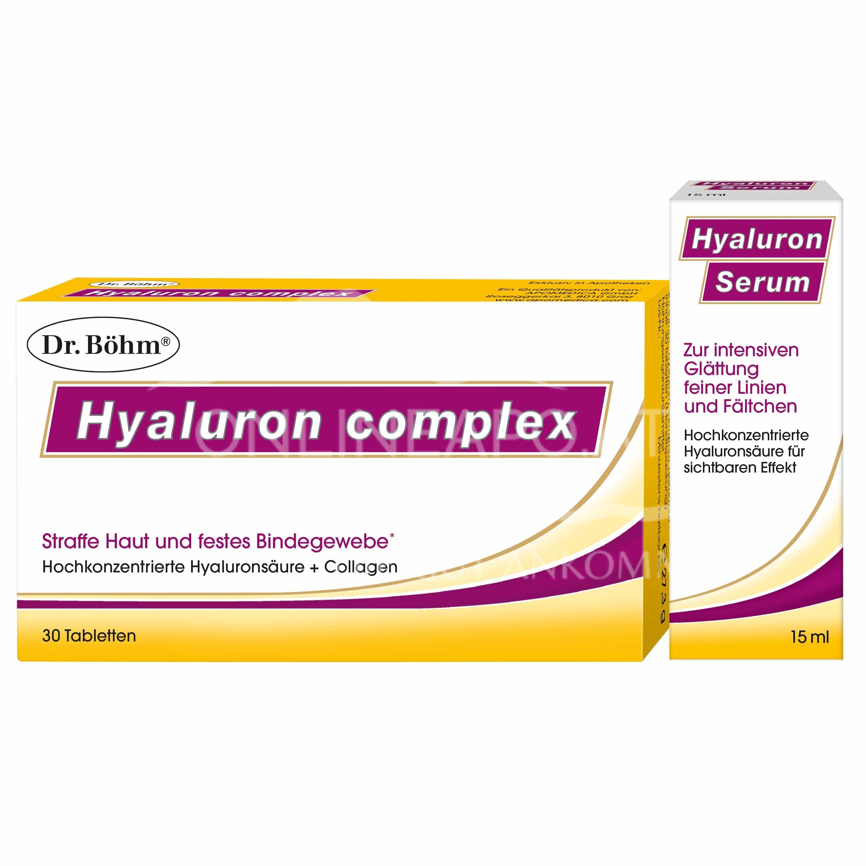 Dr. Böhm® Hyaluron complex Tabletten + Hyaluron Serum