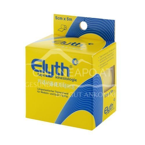 ELYTH Tape Kinesiologie 5 cm x 5 m - Gelb