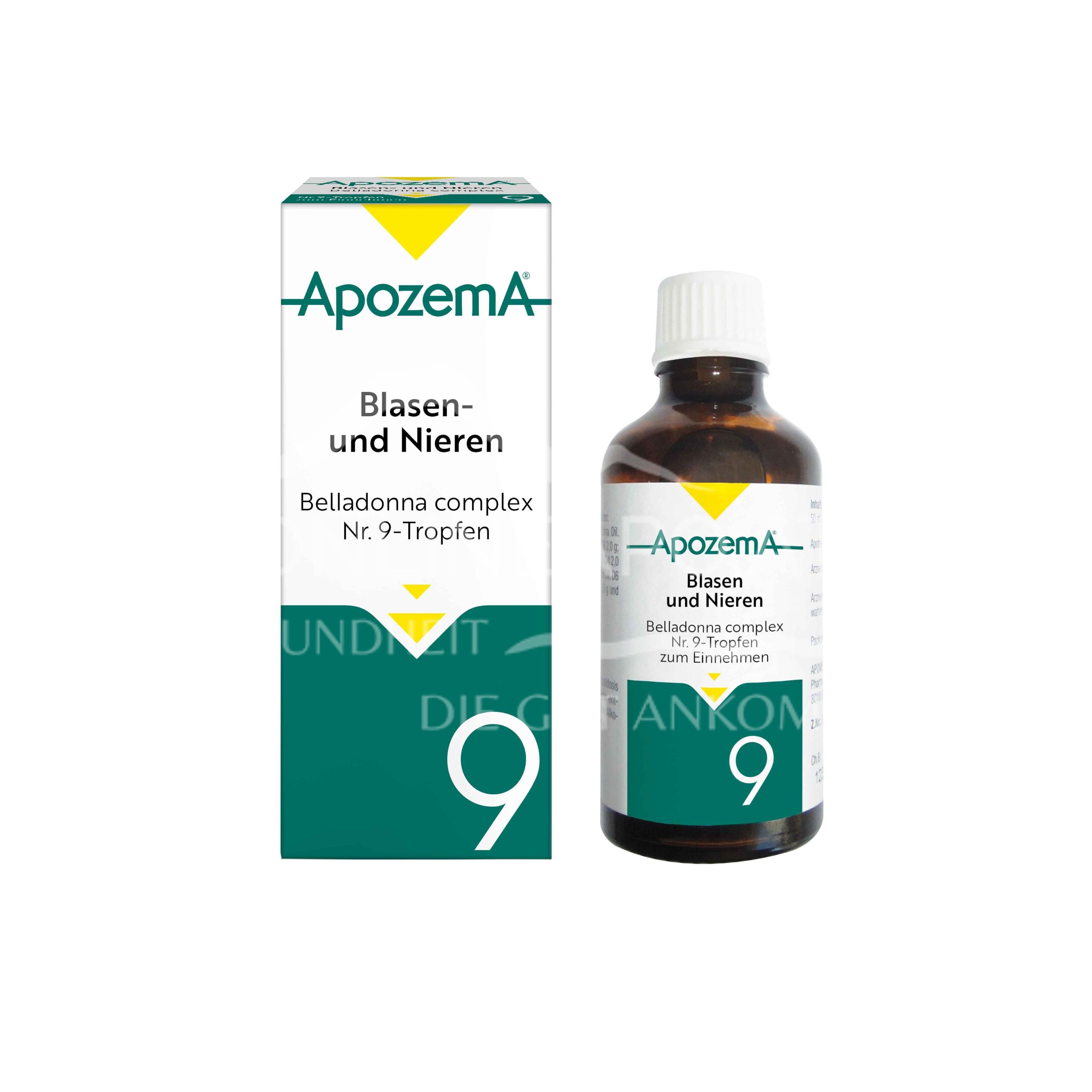 Apozema® Blasen- und Nieren Belladonna complex Nr. 9 Tropfen zum Einnehmen