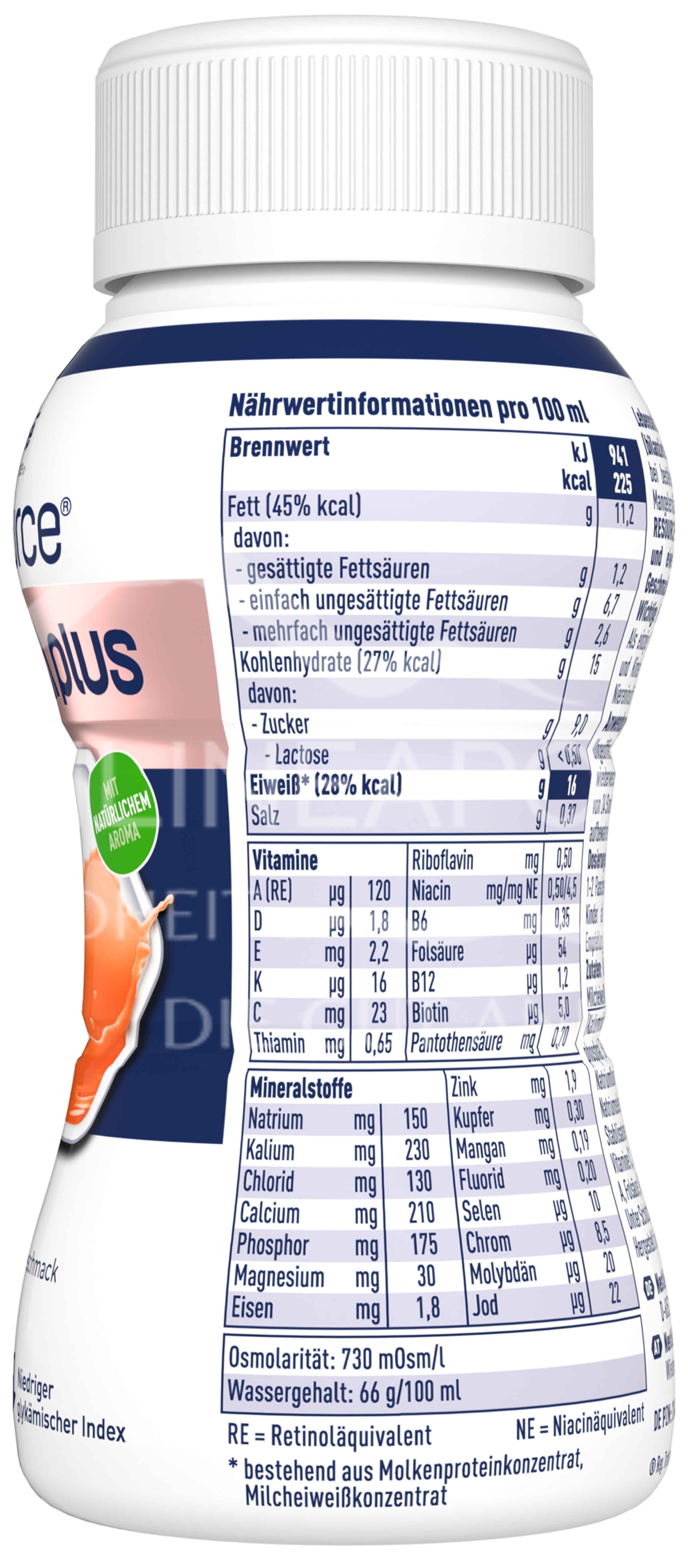Resource® ULTRA plus High Protein Haselnuss Trinknahrung 200 ml