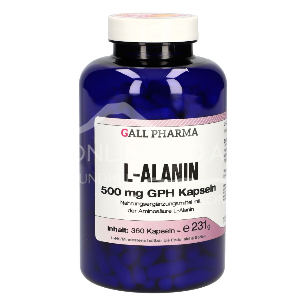 Gall Pharma L-Alanin 500 mg Kapseln