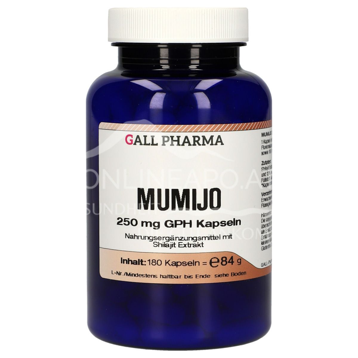 Gall Pharma Mumijo 250 mg Kapseln