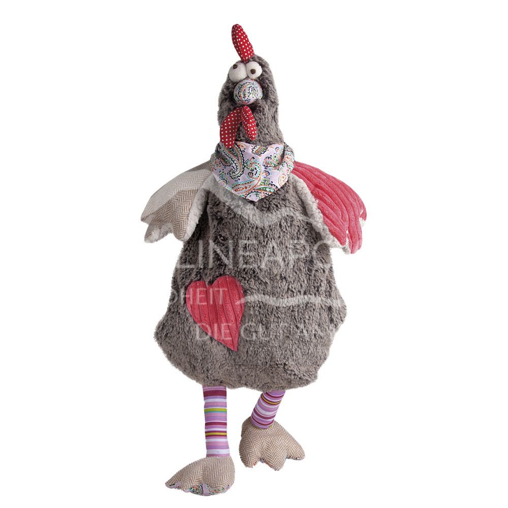 Singer hot water bottle plush toy hen Berta - 0,8L