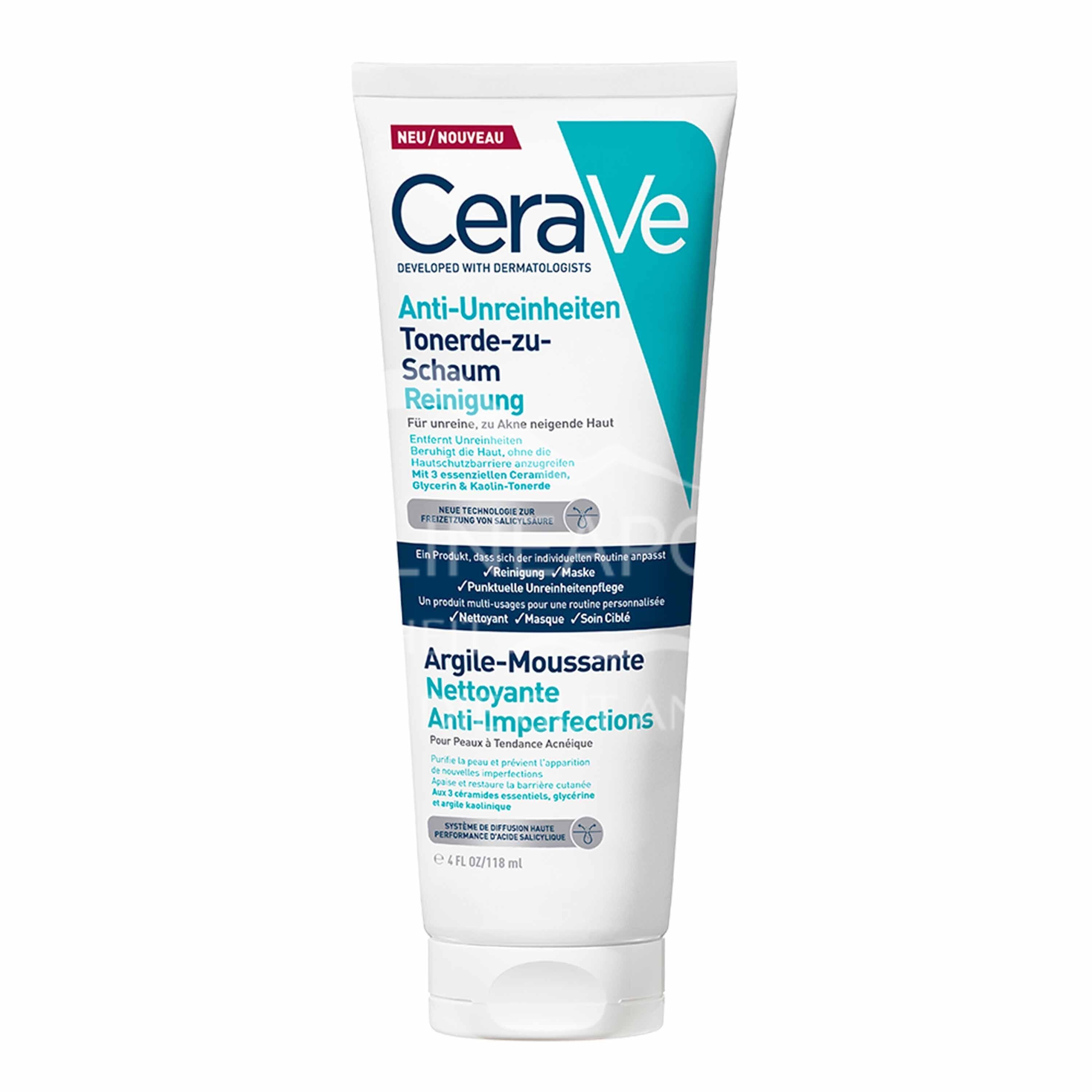 CeraVe Tonerde-zu-Schaum-Reinigung