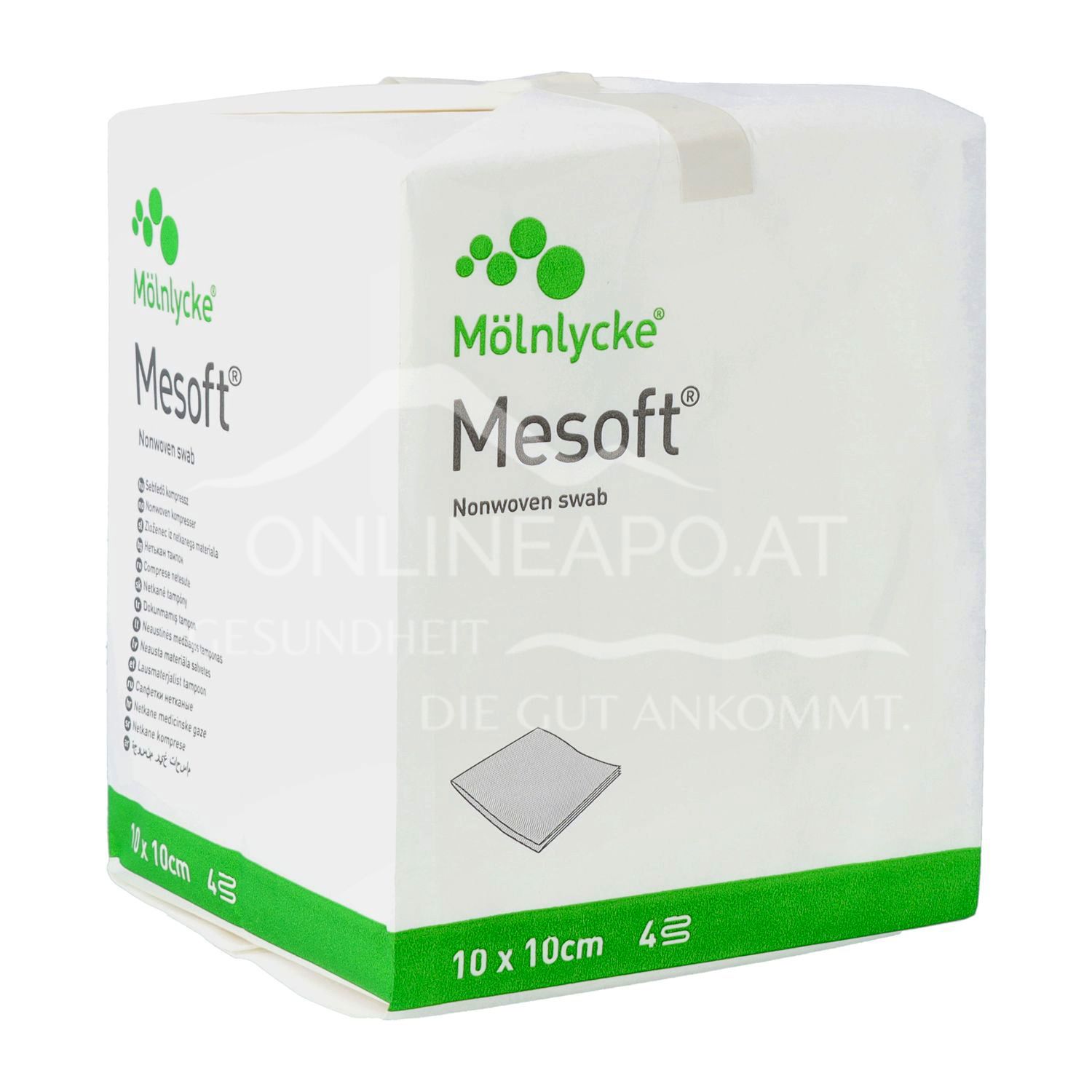 Mesoft® Vlieskompressen unsteril 10 x 10 cm