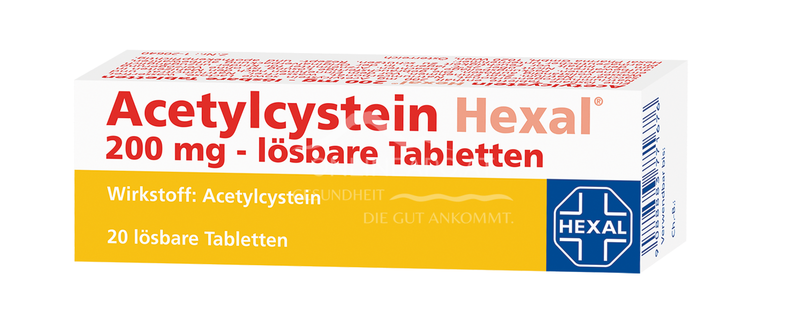 Acetylcystein Hexal 200 mg lösbare Tabletten