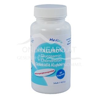 Hyaluron + Glucosamin + Chondroitin GelenkFit Kapseln