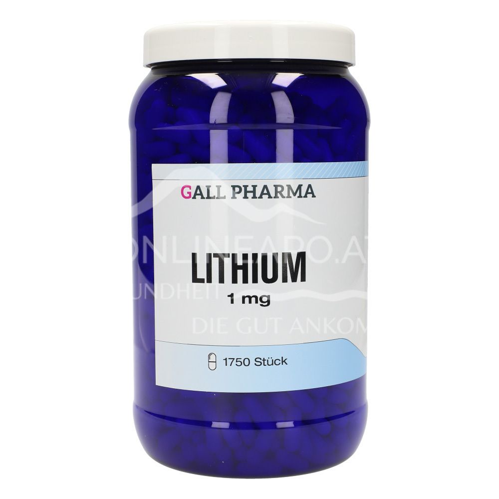 Gall Pharma Lithium 1 mg Kapseln