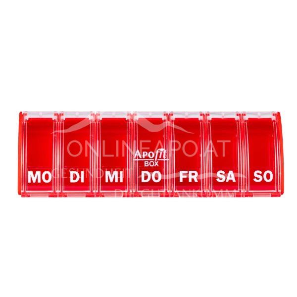 APOfit Weekly Dispenser, 1-dose box, red