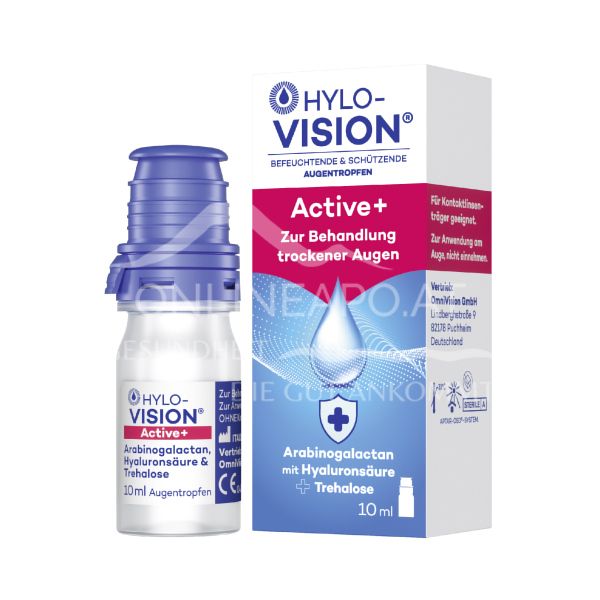 Hylo-Vision® Active+ eye drops multidose