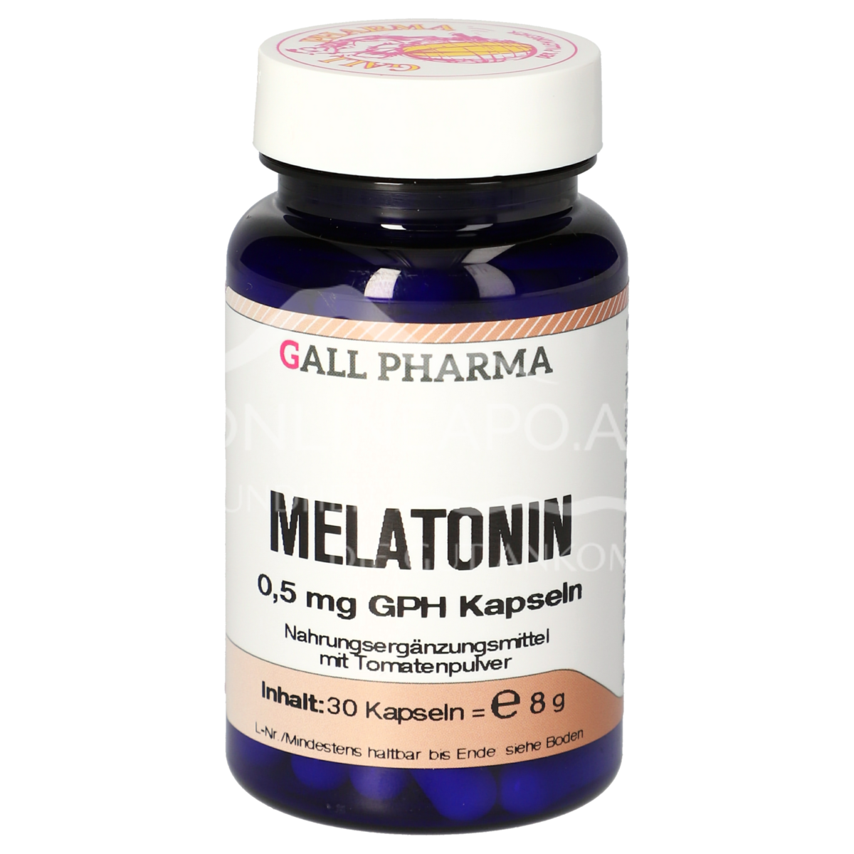 Gall Pharma Melatonin 0.5 mg capsules