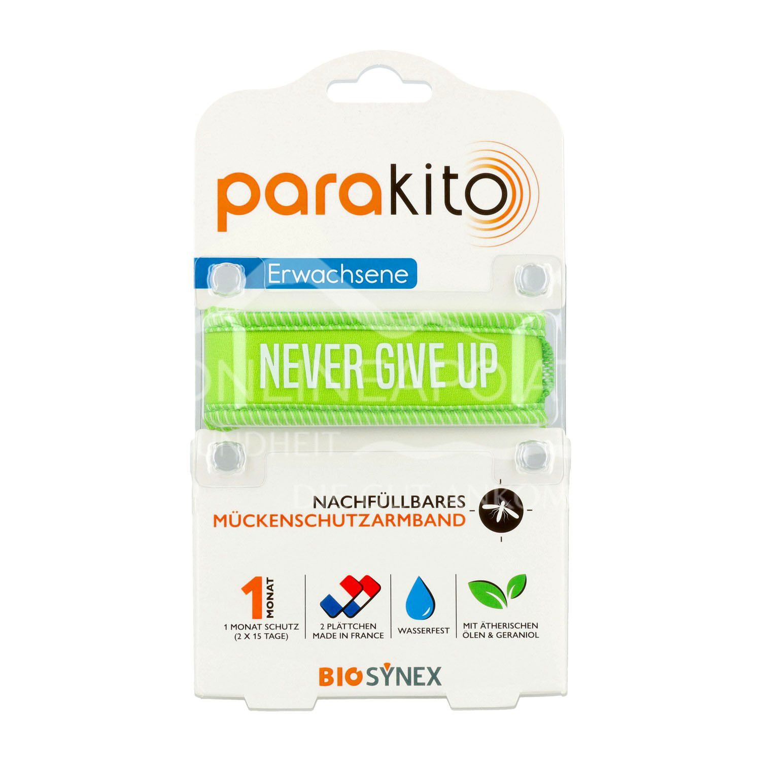 parakito "GOOD VIBES" – Mosquito-repellent wristband for adults