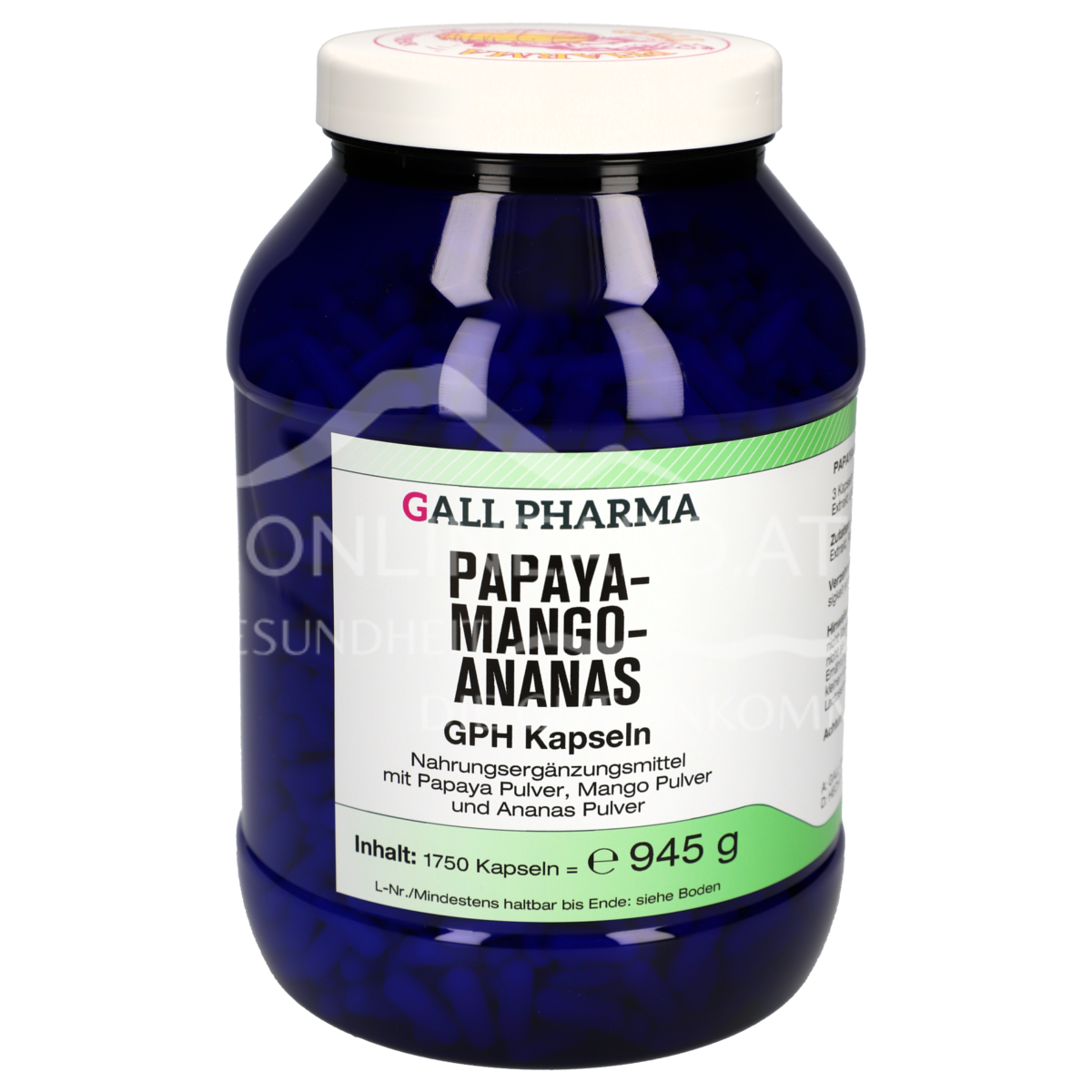 Gall Pharma Papaya Mango Pineapple Capsules