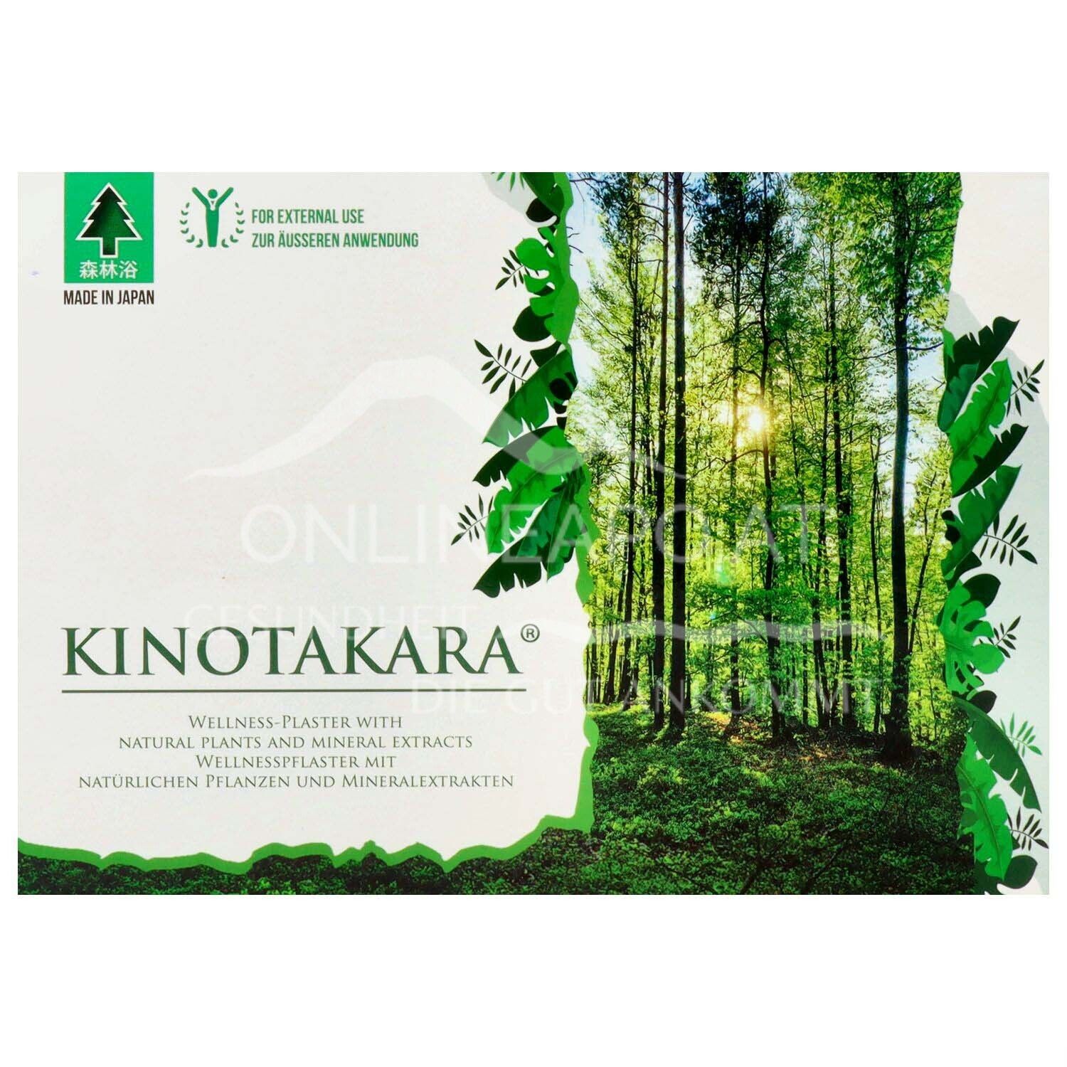 Kinotakara® Wellnesspflaster mit natürlichen Pflanzen- & Mineralextrakten