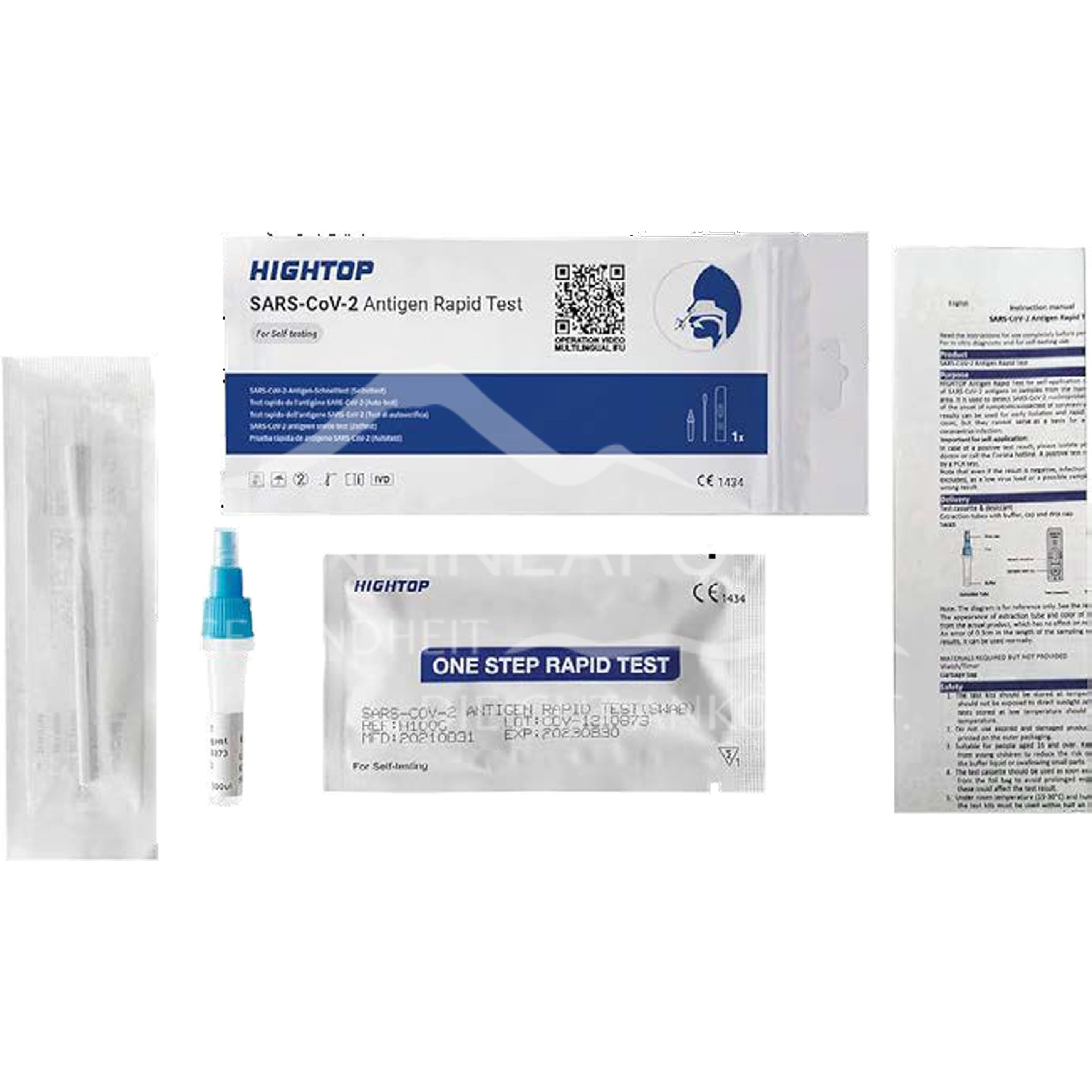 Hightop Covid-19 Antigen Laien Schnelltest - Nasal