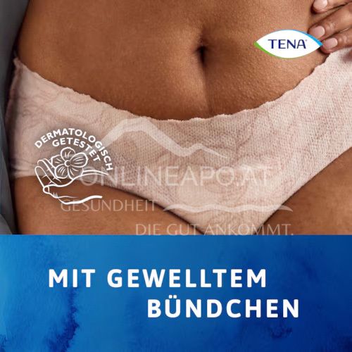 TENA Silhouette Plus White – Waist-high underwear for protection against bladder weakness, size Large