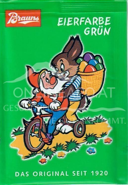 Brauns Eierfarbe Grün