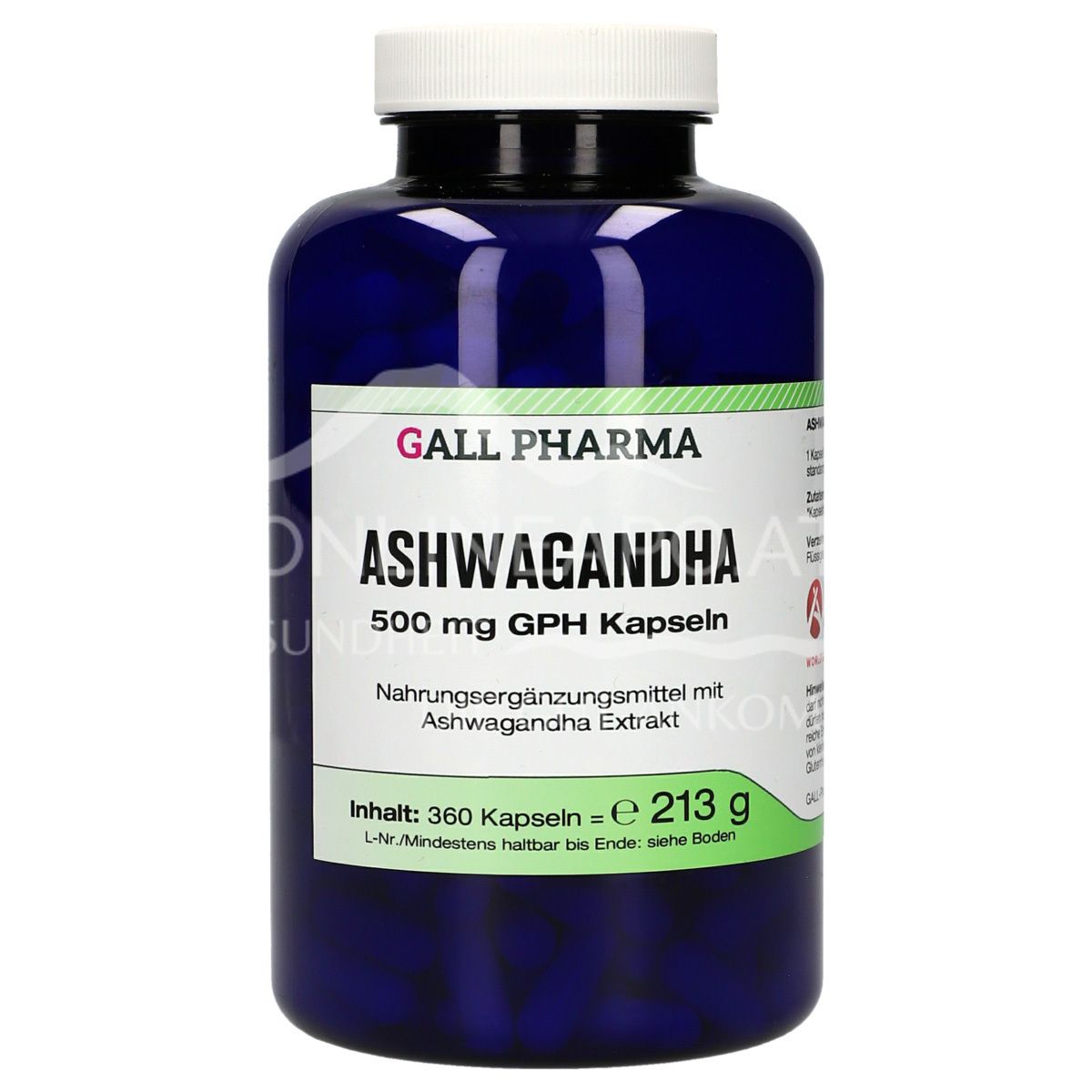 Gall Pharma Ashwagandha 500 mg capsules