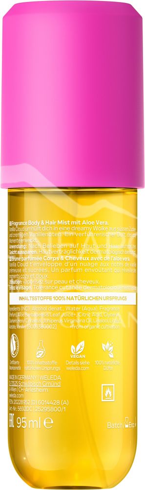 Weleda Vanilla Cloud Fragrance Body & Hair Mist